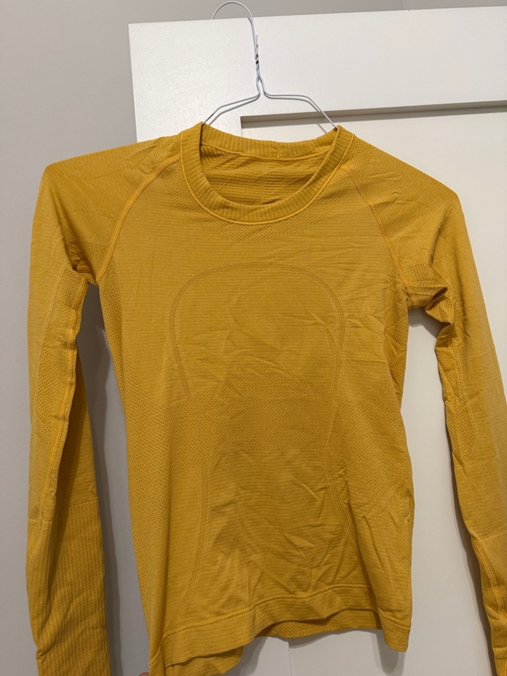 lululemon athletica Mustard Yellow Long Sleeve Women's Top